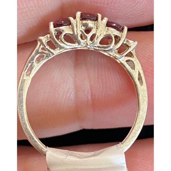 Ring Size 6.75 Sterling Silver 925 Women Semi-Precious Stone - Picture 6 of 10